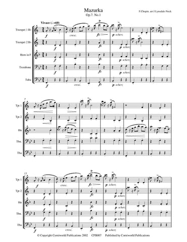 Mazurka Op.7 No.1 CPB007