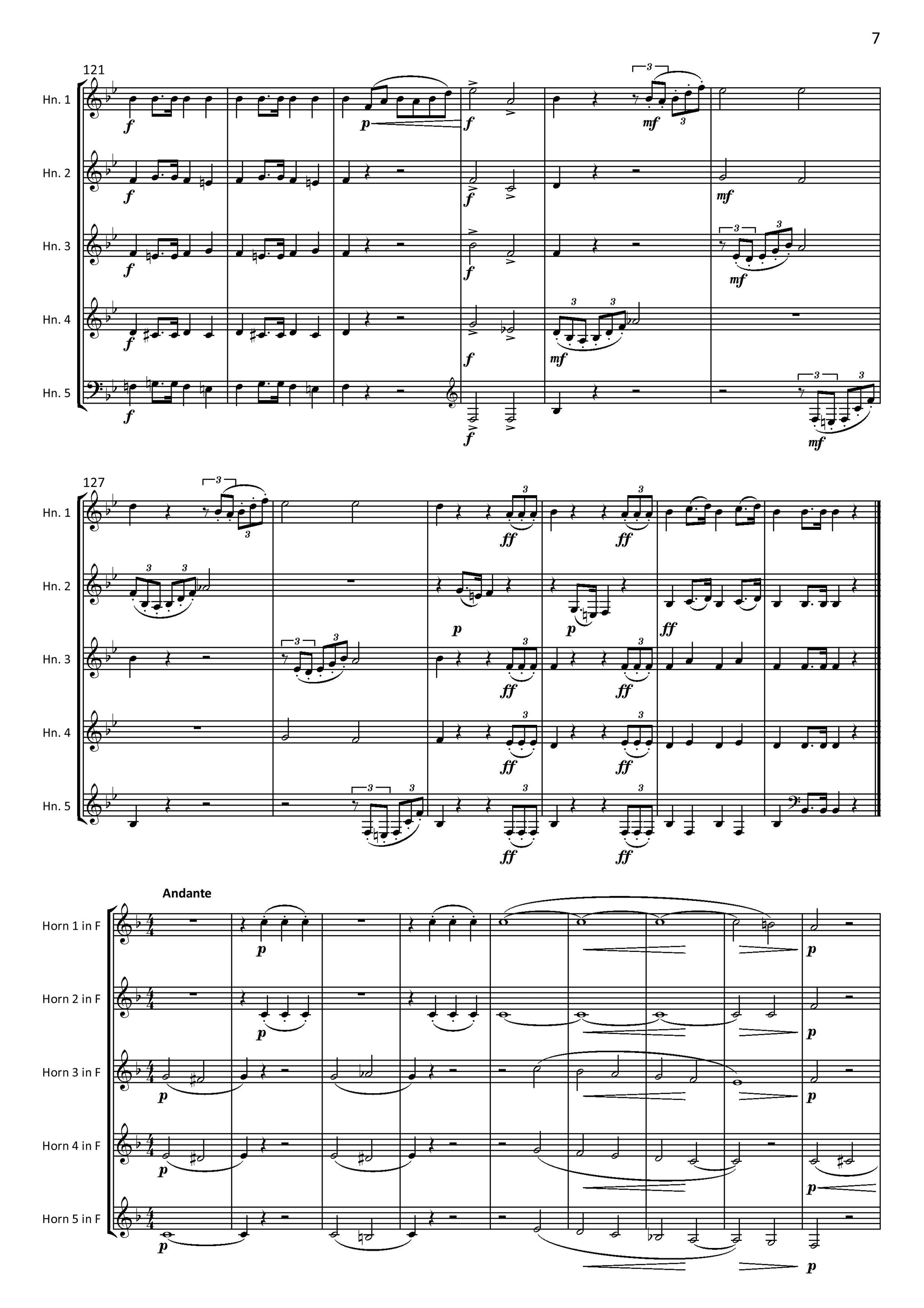 Quintet in Bb (Based on the Quartet Op.38) CPH272