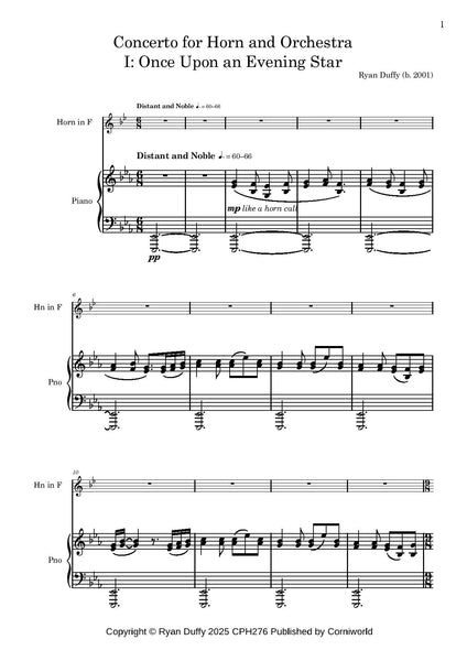 Concerto for Horn CPH276