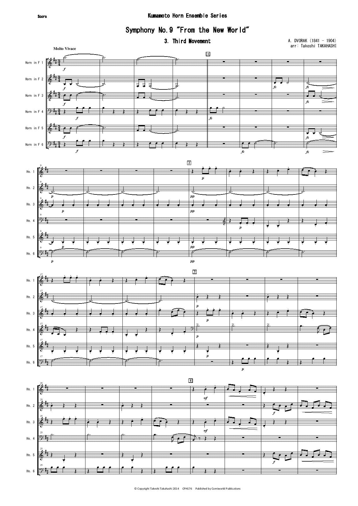 3rd Mvt from Symphony No.9 (Dvorak) CPH176