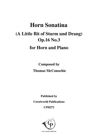 Horn Sonatina No.5 (A Little Bit of Sturm und Drang) Op.16 No.3 CPH271