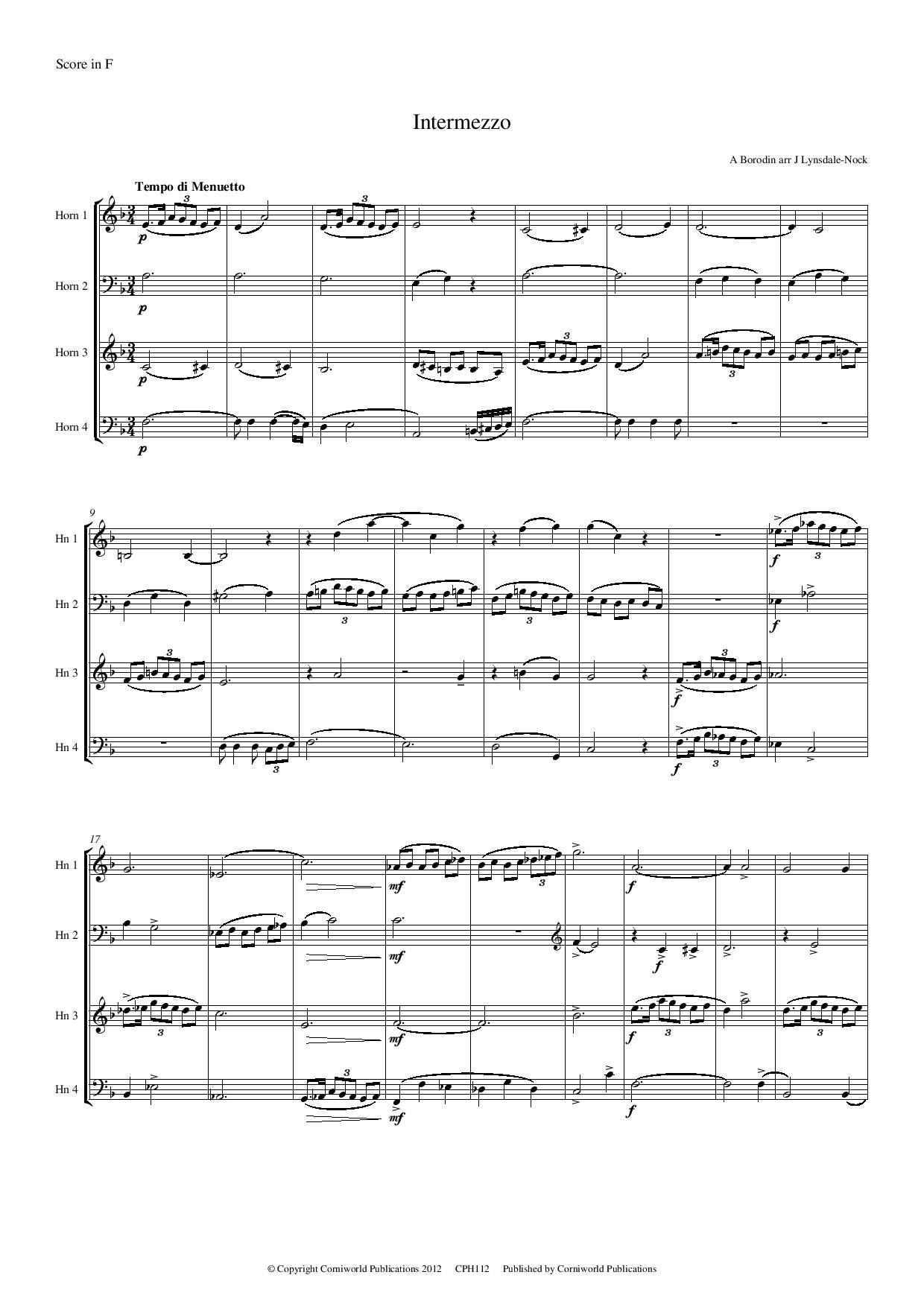 Intermezzo Op.1 No.2 CPH112