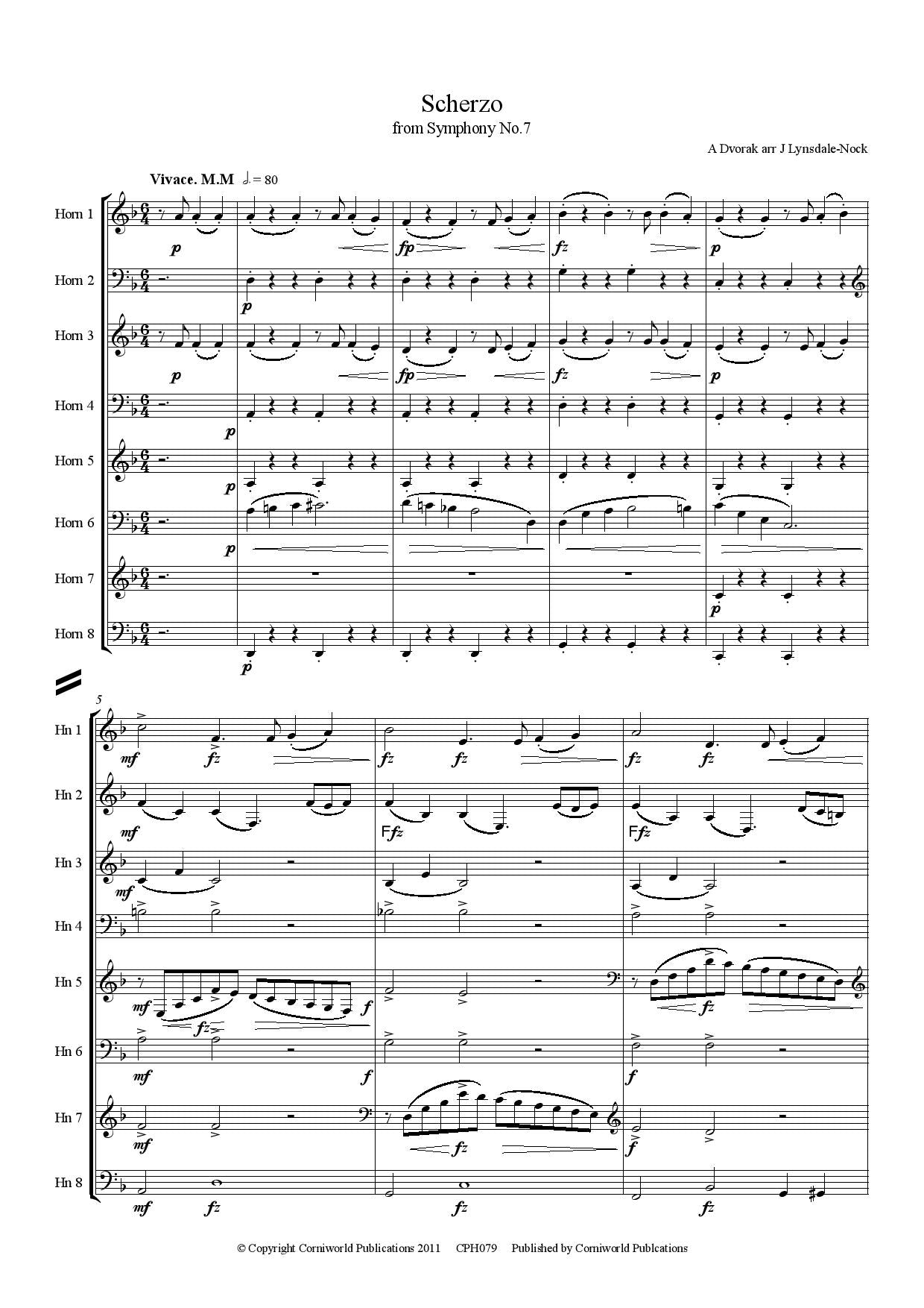 Scherzo from Symphony No.7 CPH079