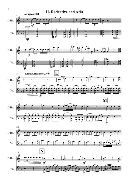 Sonata for Natural Horn and Cello Op.22 CPH269