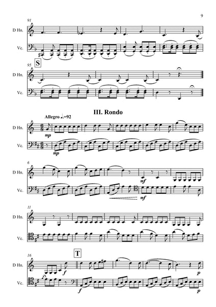 Sonata for Natural Horn and Cello Op.22 CPH269