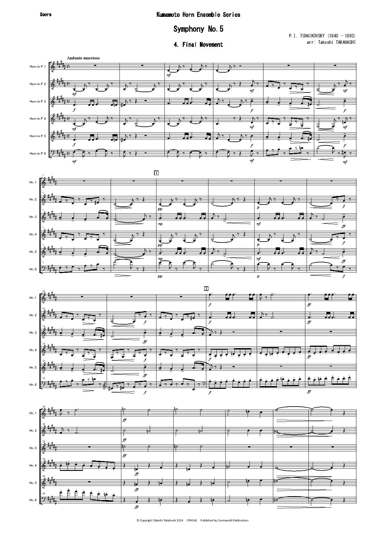 Final Mvt from Symphony No.5 (Tchaikovsky) CPH160